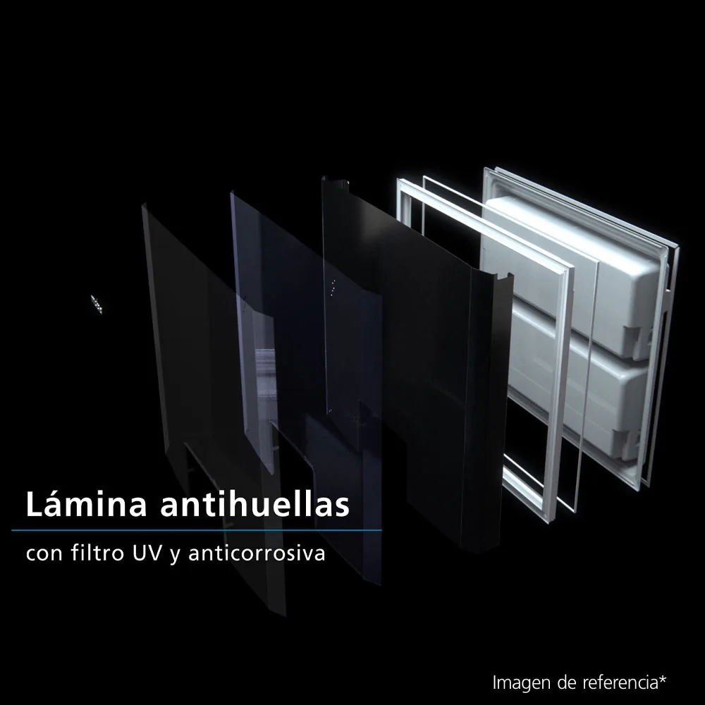 Black Glass - Nevecón Side by Side No Frost 631 L Brutos Black Glass Mabe MSL631LKLNG0