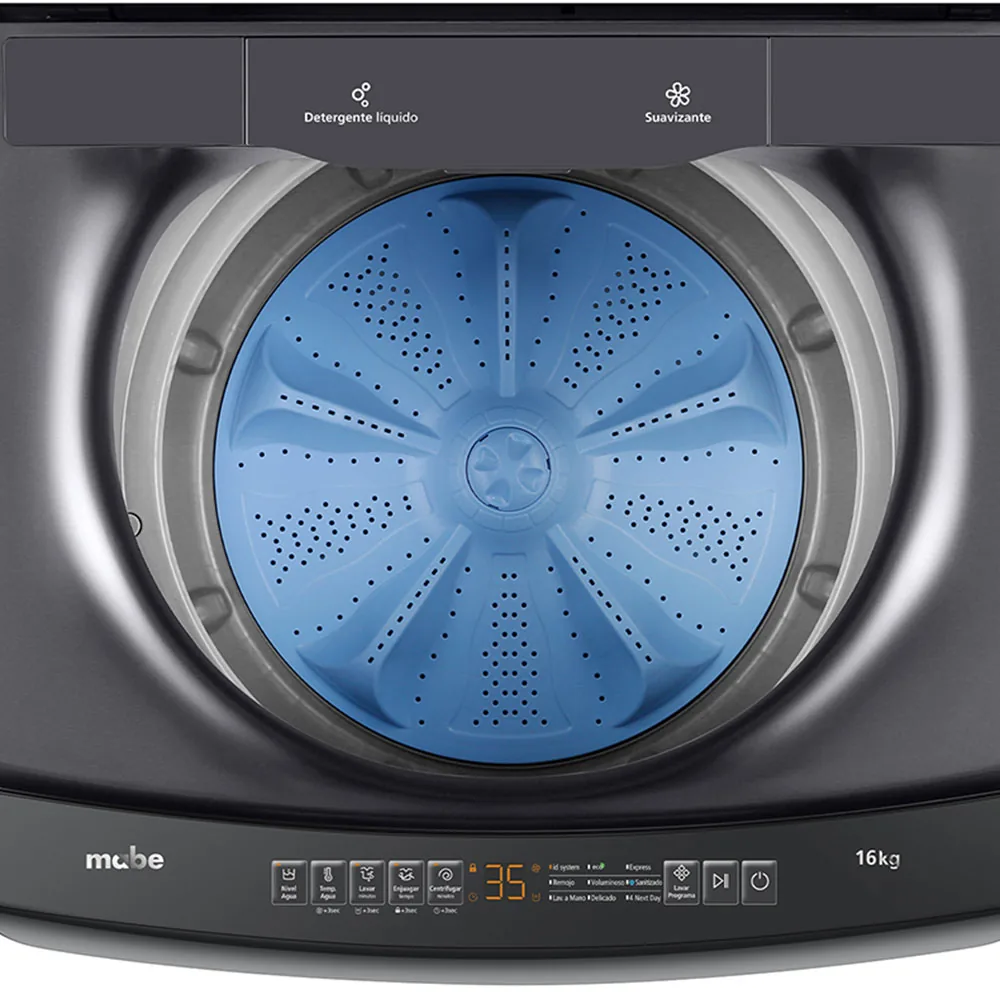 Clean Care - Lavadora Automática Propela 16 Kg Diamond Gray Mabe LMA6120WDGAB0