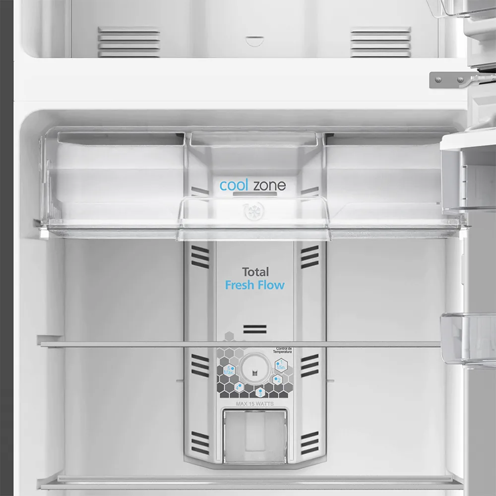 Cool Zone - Nevera No Frost 415 L Brutos Inox Mabe RMP415YCU