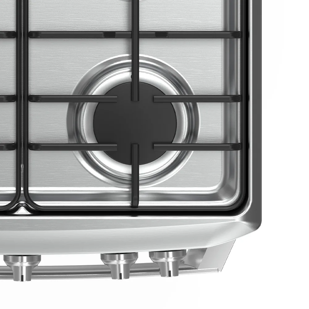 Cubierta de Acero Inoxidable - Cocina de Piso a Gas 60 cm Inox Mabe EMC6050NFX1