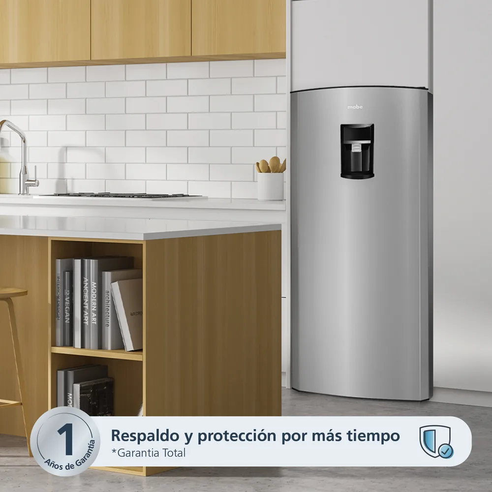 Garantía - Nevera Convencional 235 L Brutos Inox Mabe RMU235NACU