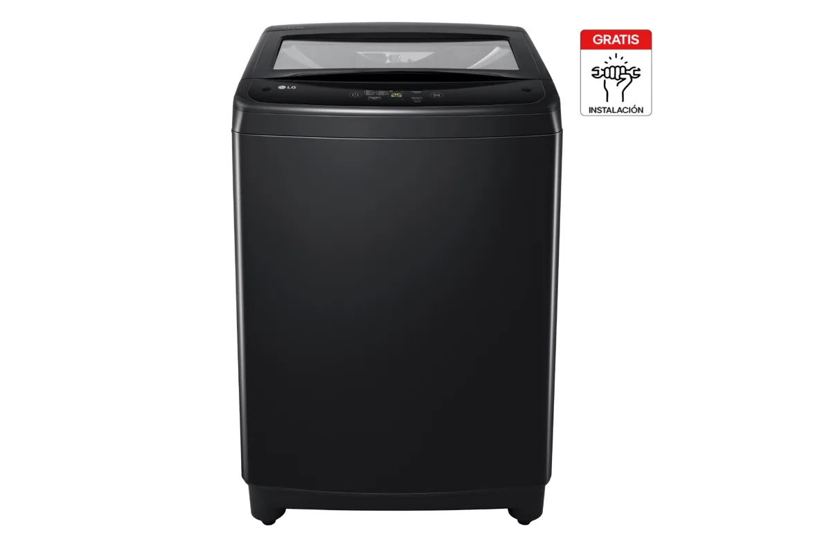 Lavadora LG Carga Superior 13Kg Negro TurboDrum WT13NVTB, foto 1