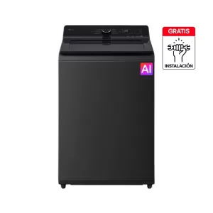 Lavadora LG Carga Superior 20Kg AIDD EasyUnload Negro Brillante WT20NBTX6T, foto 1
