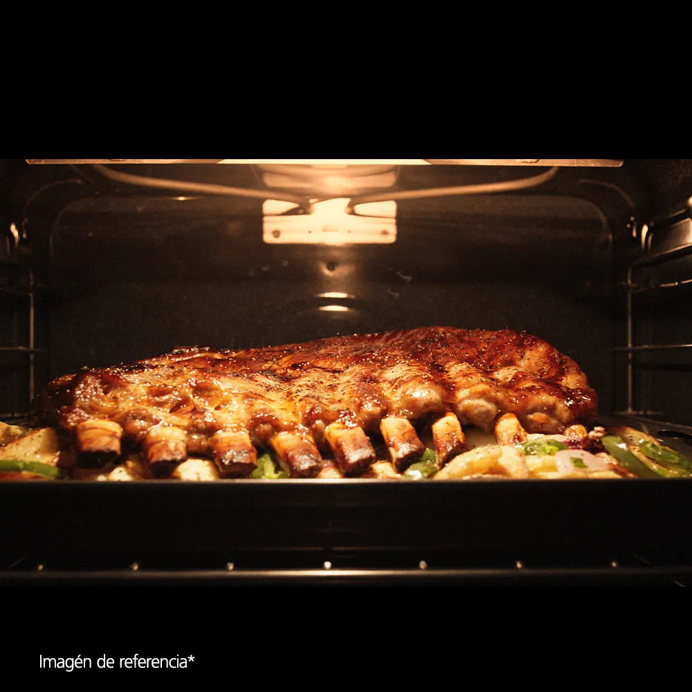 Luz de horno - Horno de empotre a Gas a 110v Inox Mabe HM6027GWAI0