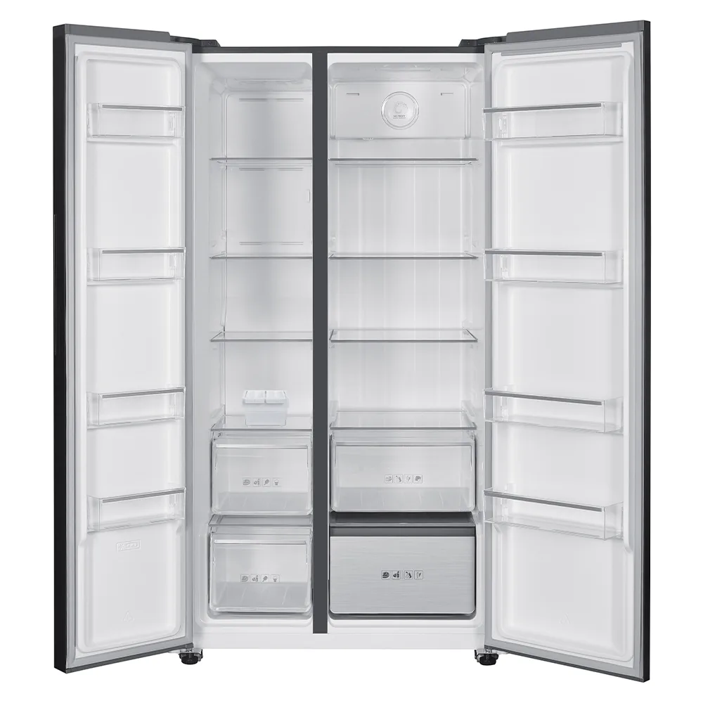 Mayor Capacidad - Nevecón Side by Side No Frost 631 L Brutos White Glass Mabe MSL631LKLSG0