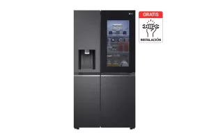 Nevecon LG Side by Side 635L Negro Mate InstaView ThinQ GS66SXTC