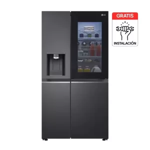 Nevecon LG Side by Side 635L Negro Mate InstaView ThinQ GS66SXTC, foto 1