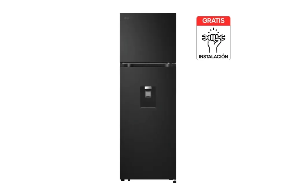 Nevera LG 264L Negro Mate LinearCooling VT26KPM