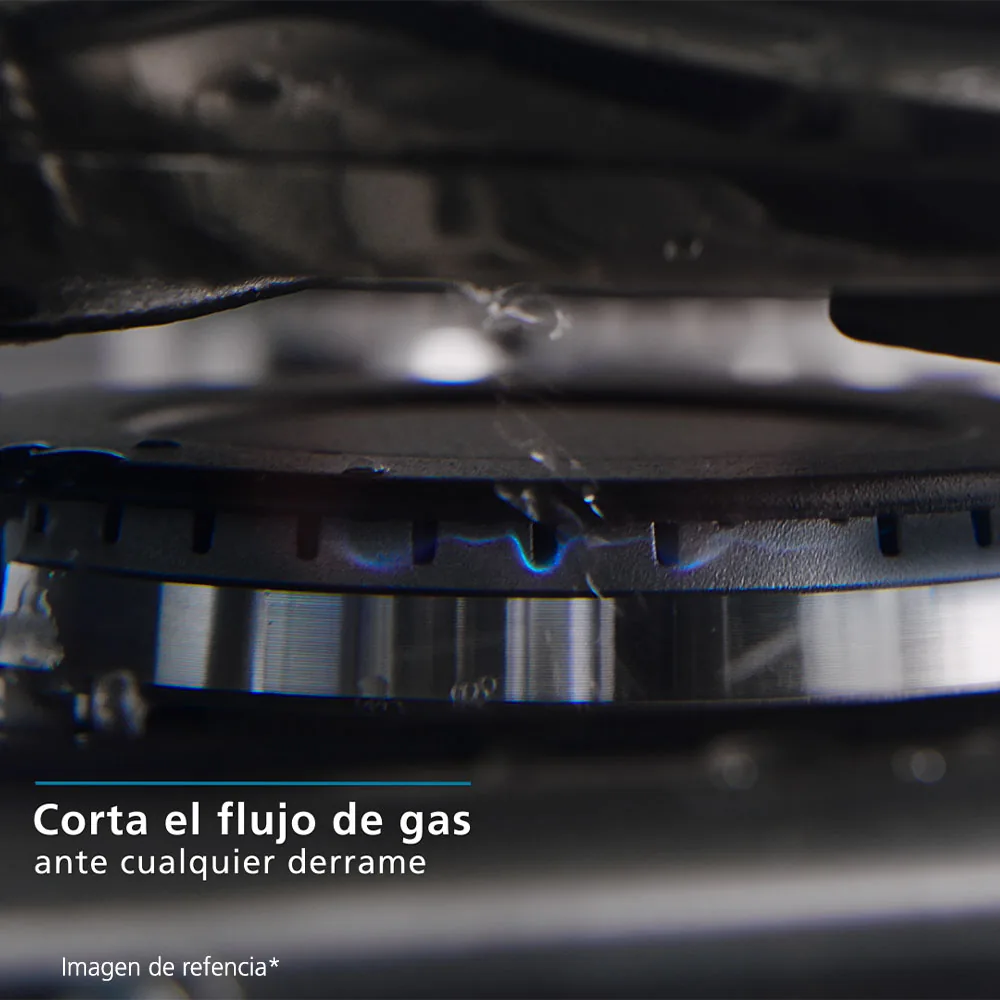 Seguridad - Horno de empotre a Gas a 110v Inox Mabe HM6027GWAI0