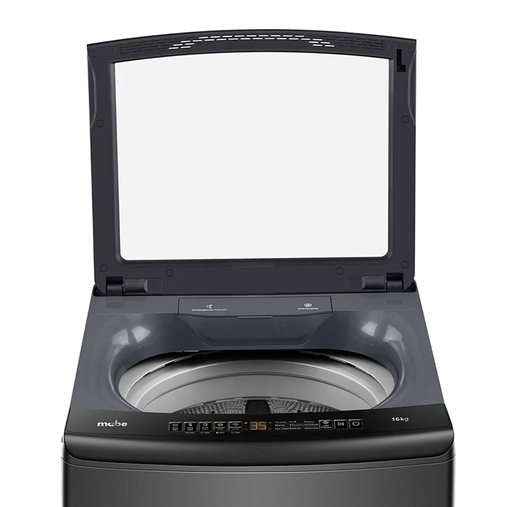 Soft Close - Lavadora Automática Propela 16 Kg Diamond Gray Mabe LMA6120WDGAB0