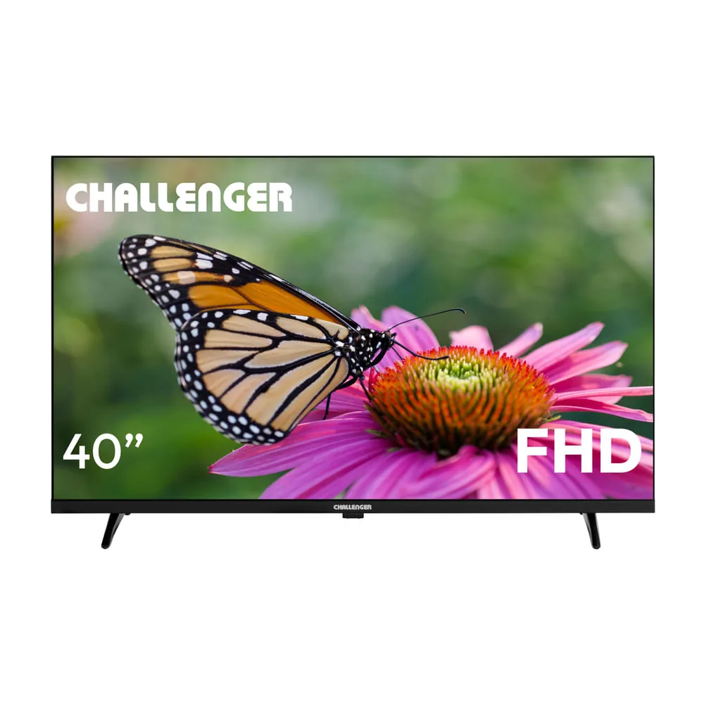 TV 40" Pulgadas Challenger LED Full HD Google TV-Control por Voz 40KG90 BT